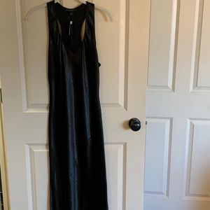 Black slinky dress